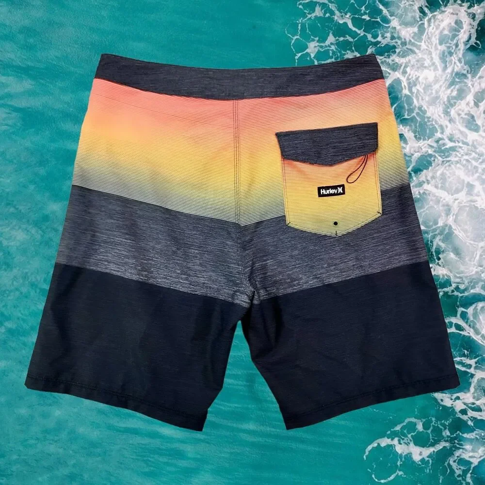 Hurley Men's Valley 20-inch Colorblock Board Shorts Size 32